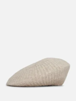 Ribbed Knit Beret
