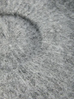 Ribbed Knit Beret