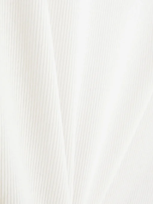 Ribbed Lettuce Trim T-Shirt