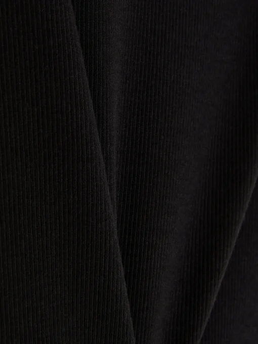 Ribbed Lettuce Trim T-Shirt