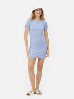 Ribbed Mini Dress