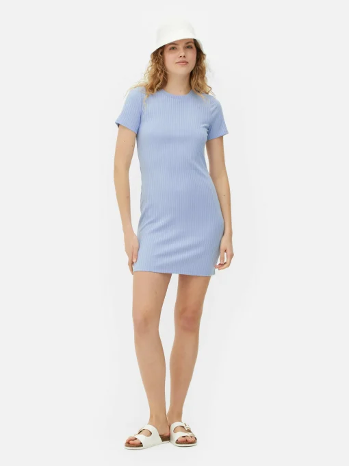 Ribbed Mini Dress