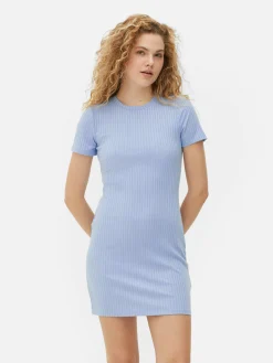 Ribbed Mini Dress