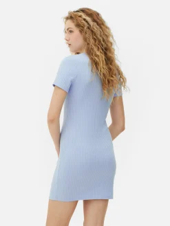 Ribbed Mini Dress