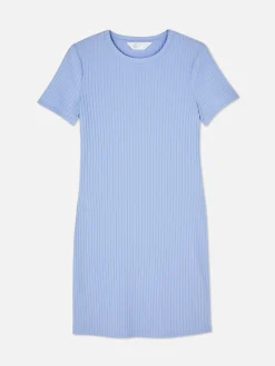 Ribbed Mini Dress