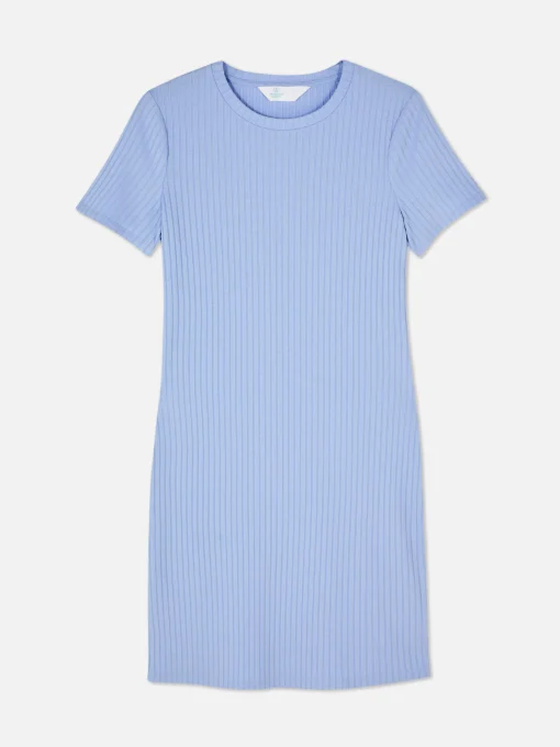 Ribbed Mini Dress