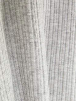 Ribbed Mock Neck Sweater