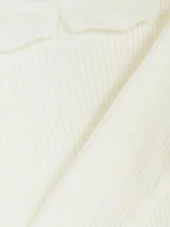 Ribbed Ruffle Collar Sweater