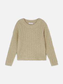 Ribbed Tinsel Sweater