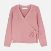 Ribbed Wrap Cardigan