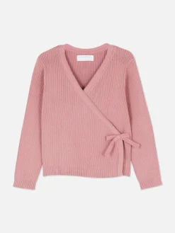 Ribbed Wrap Cardigan