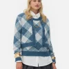 Rita Ora Argyle Sweater