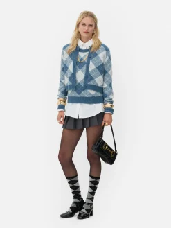 Rita Ora Argyle Sweater