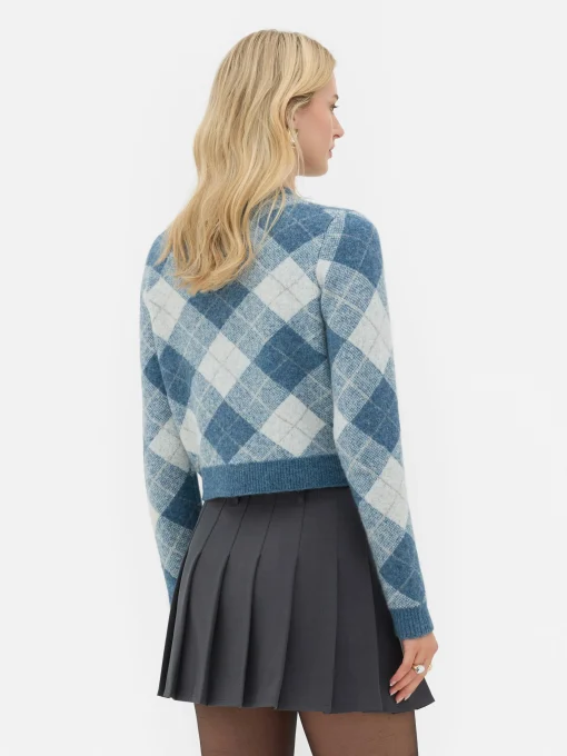 Rita Ora Argyle Sweater