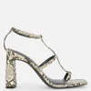 Rita Ora Block Heel T-Bar Sandals