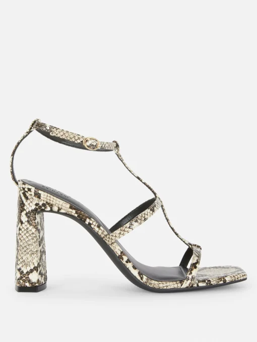 Rita Ora Block Heel T-Bar Sandals