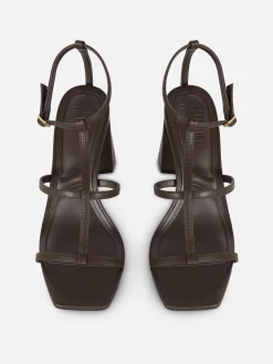 Rita Ora Block Heel T-Bar Sandals