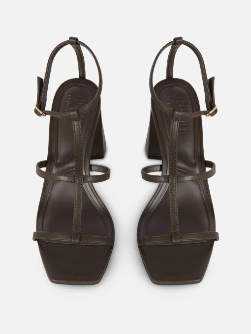 Rita Ora Block Heel T-Bar Sandals