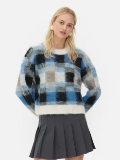 Rita Ora Brushed Check Pullover