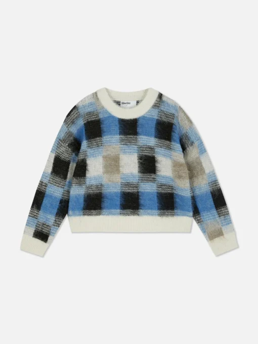 Rita Ora Brushed Check Pullover