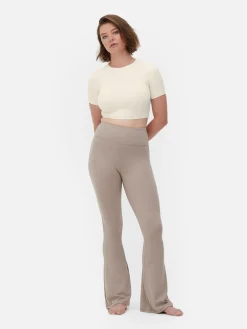 Rita Ora Buttery Soft Cropped Sports Top