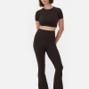 Rita Ora Buttery Soft Cropped Sports Top