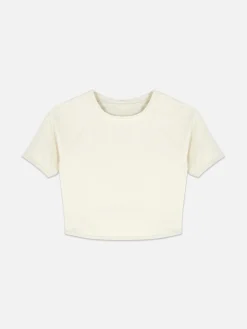 Rita Ora Buttery Soft Cropped Sports Top