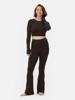 Rita Ora Buttery Soft Long Sleeve Sports Crop Top