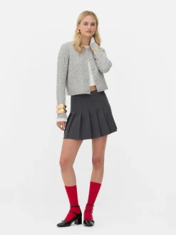 Rita Ora Cable Knit Cardigan