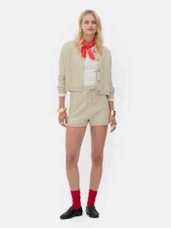 Rita Ora Cable Knit Cardigan