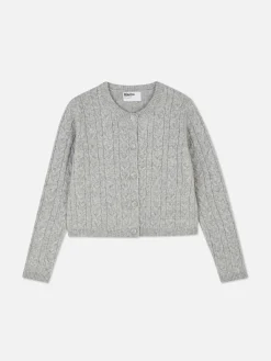 Rita Ora Cable Knit Cardigan