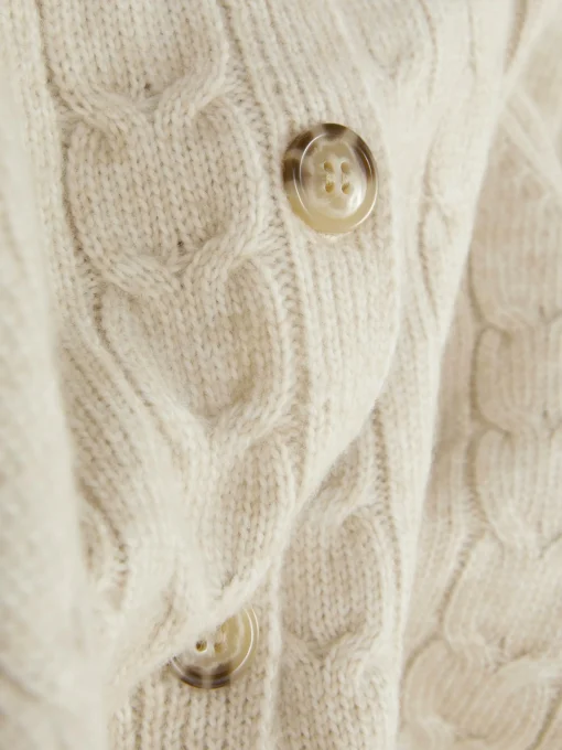 Rita Ora Cable Knit Cardigan