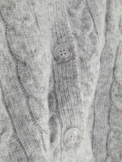 Rita Ora Cable Knit Cardigan
