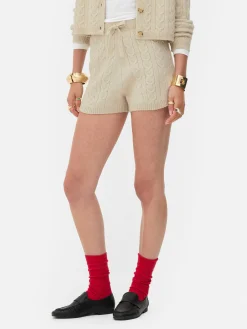Rita Ora Cable Knit Shorts
