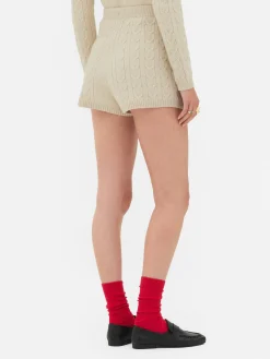 Rita Ora Cable Knit Shorts