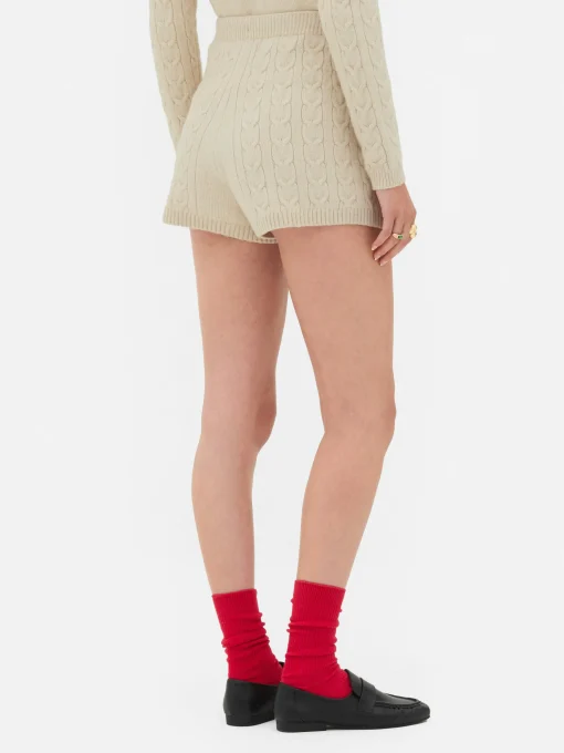 Rita Ora Cable Knit Shorts