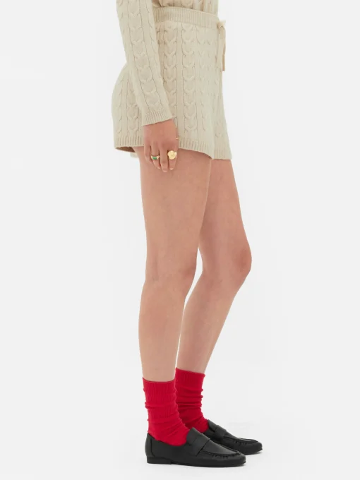 Rita Ora Cable Knit Shorts