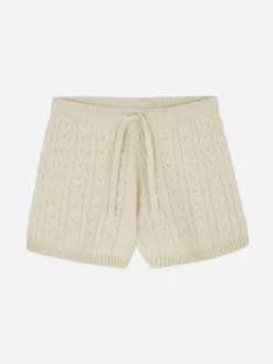 Rita Ora Cable Knit Shorts