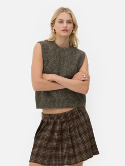Rita Ora Cable Knit Vest