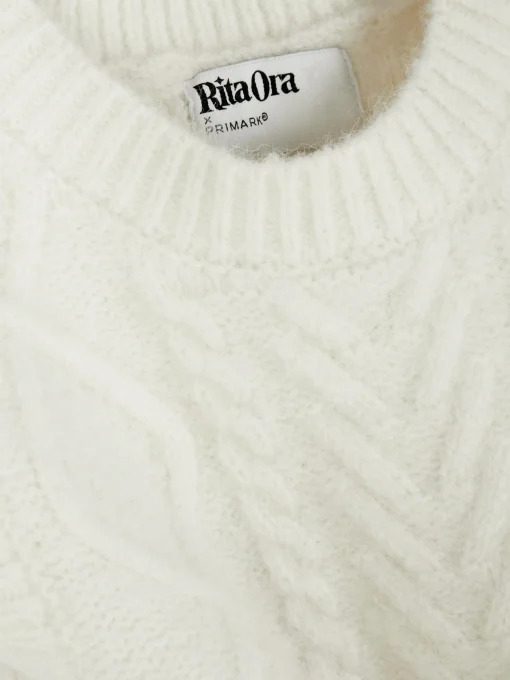 Rita Ora Cable Knit Vest