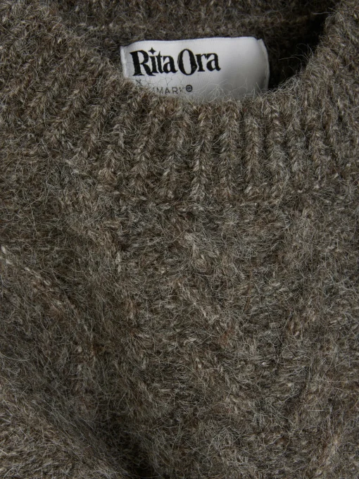 Rita Ora Cable Knit Vest