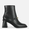 Rita Ora Chain Detail Block Heel Boots