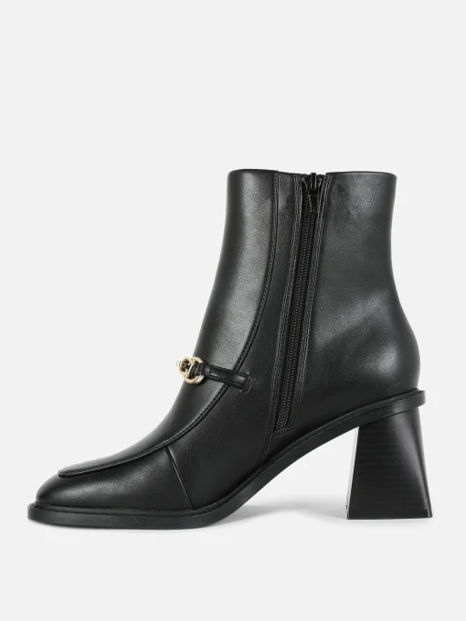 Rita Ora Chain Detail Block Heel Boots