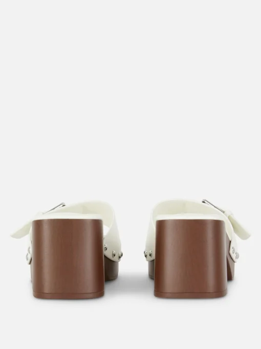 Rita Ora Chunky Heel Clog Mules