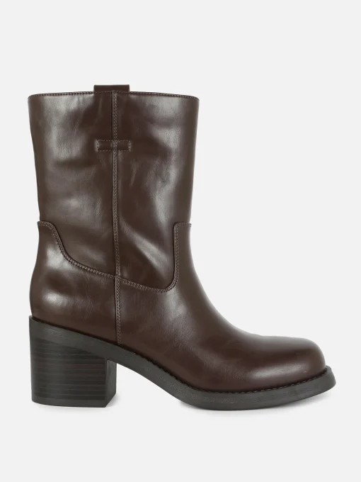 Rita Ora Chunky Heel Pull-On Boots