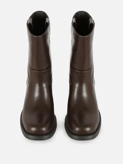 Rita Ora Chunky Heel Pull-On Boots