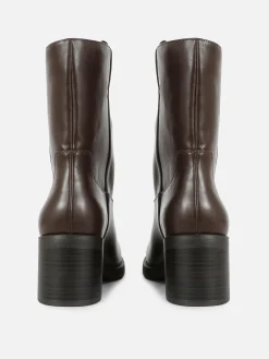 Rita Ora Chunky Heel Pull-On Boots