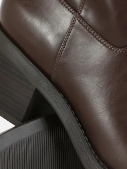 Rita Ora Chunky Heel Pull-On Boots