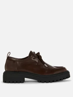 Rita Ora Chunky Lace-Up Loafers
