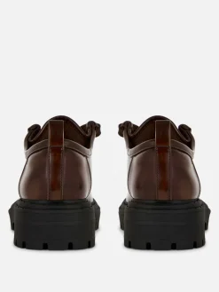 Rita Ora Chunky Lace-Up Loafers
